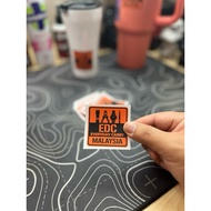 EDCMY Logo Sticker 2 inch