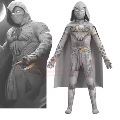 2025 Halloween Moon Knight Cosplay Costume Marc Spector Costume uniforme Halloween Costume enfants M