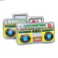 LUCKYUMY Inflatable Radio Recorder  Inflated Toys 80's 90's Party Decorations Photo Booth Props