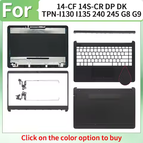 Black New Repalce Cover For 14-CF 14-DF 14-DK 14-DP 14S-CR 14S-CF 240 G8 G9 340 G5 TPN-I130 TPN-I135