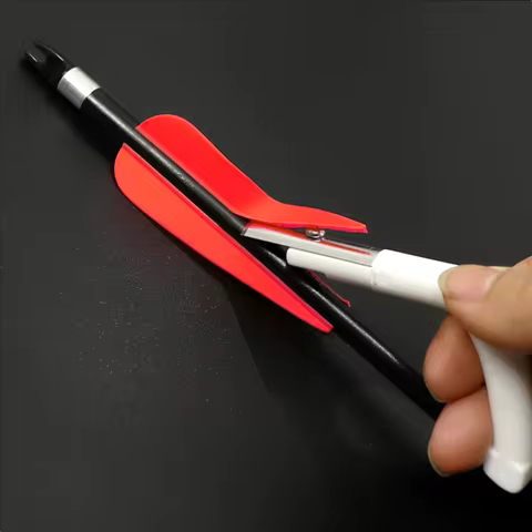 Archery Feather Scraper Wood Carbon Arrow Clean Arrow Feather Removal Tool Shaving Device Bow Arrow 