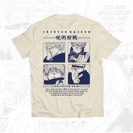 Gojo Satoru Jujutsu Kaisen Tee Six Eyes Cursed Energy Oversized Cotton Streetwear Unisex Baju Anime