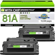 greencycle Compatible Toner Cartridge Replacement for HP 81A CF281A Use for Laserjet Enterprise M604