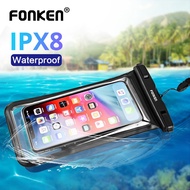 Floating Airbag Waterproof Swim Bag Phone Case Underwater Mobile Phone Pouch For iphone 11 Pro Max Xiaomi mi Note 9 Pro Cover