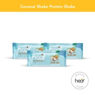 Heal Coconut Shake Protein Shake Powder Bundle of 3 Sachets - Dairy Whey Protein (31g) HALAL - Meal Replacement, Diet