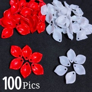 Kelopak bunga kecil /100 PICS -Bisa pilih warna -Kelopak bunga mawar-akrilik bunga-manik manik bunga