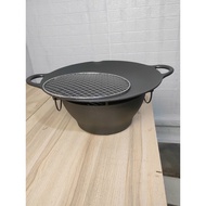 Thickened Cast Iron Charcoal Stove Barbecue Pan Barbecue Stove Household Indoor Surround Stove Outdo