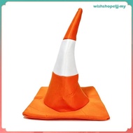 Amagogo Traffic Cone Hat Silly Traffic Cone Costume Hat Lightweight Soft for Partygoers, Halloween, 