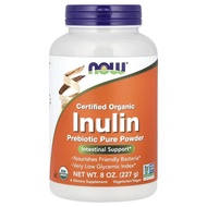 Inulin Prebiotic Pure Powder 227g Digestive & Intestinal Support Low Glycemic Index By NOW FOODS