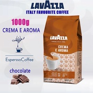 LAVAZZA coffee beans super gran crema Italy Favourite Medium Roast Coffee Beans 1000g/1kg เมล็ดกาแฟซ
