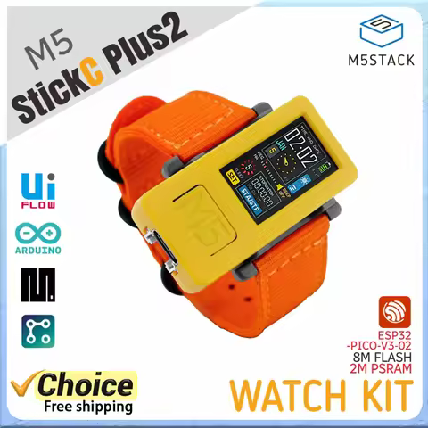 M5STACK M5Stickc Plus2 ESP32 IoT Development Kit Portable Watch-Type Wearable Device with Screen bui