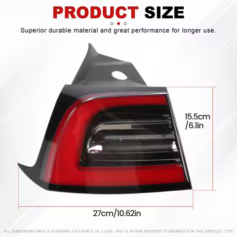 Tail Light 4-Pin Yellow LED Tail Light Brake Lamp Taillight Assembly 1502086-00-D 1502087-00-D For T