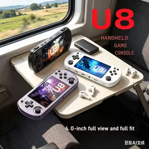U8 Retro Handheld Game Console Linux System 4.0 Inch IPS Screen R35s Pro Portable Pocket Video Game 