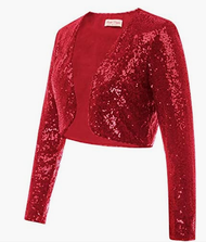 Bolero wedding sequin/cardigan pengantin/blazer pengantin sequin