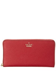 Kate Spade New York Womens Cameron Street Leather Lacey Wallet, Red