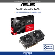 ASUS Dual Radeon RX 7600 | 8GB GDDR6 | OC Edition | Graphics Card (DUAL-RX7600-O8G)
