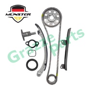 (9pc) Münster Timing Chain Kit Set 13506-66010 Toyota Lexus LX450 FZJ80 Land Cruiser FZJ100 FZJ105 4