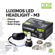 LUXIMOS 23W H6 H4 LED Motorcycle Headlight 3 Sides PNP Super Bright Mio M3 Automatic UnderboneBEAT -