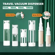 [SG] Travel Vacuum Dispenser Bottle 5ml~100ml Portable Refillable Bottle Liquid Perfume Lotion Spray