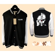 Jujutsu Kaisen Gojo Satoru Eyes Anime Varsity Baseball Jacket