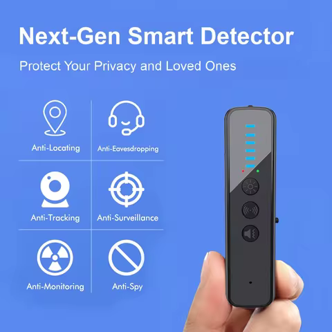 Hidden-Camera-Detectors - AI-Powered Anti-Spy Device, GPS Tracker & Bug Detector, Portable RF Signal