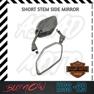 SUZUKI GSX S 750 SHORT STEM SIDE MIRROR BLACK HEAD UNIVERSAL | | ASAAD MOTO |