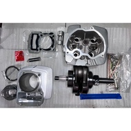 CG200 200cc Complete Set Cylinder Head w/o Engine Valve (BRUSCO) fits all push rod engine