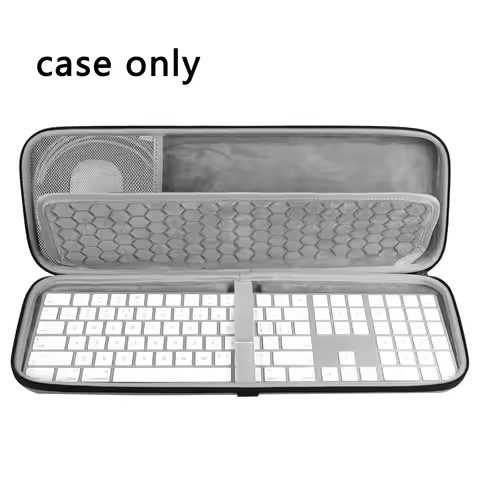 Geekria Hard Carrying Keyboard Case Compatible with Apple Magic Keyboard Numeric Keypad + Apple Magi