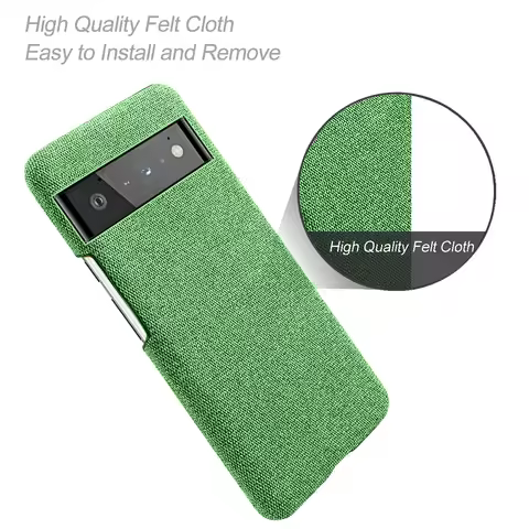 Pixel 6pro Google Pixel 6 Pro 6pro Funda Luxury Cloth Texture Fitted Case For Google Pixel 4 3a 3 2 