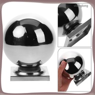 2 Pcs Guardrail Post Fence Caps Stainless Steel Square Accessories 14.00X8.00X8.00CM Silver