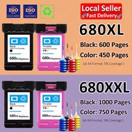 Compatible HP 680 HP 680XL HP 680XXL Ink Cartridge HP 680 Black HP 680 Ink Refillable Ink Cartridge 
