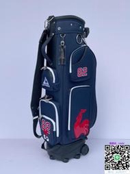 高爾夫球袋法國大公雞高爾夫球包耐用尼龍布包帶輪拉桿男女球桿包golf球袋高爾夫球包