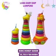 Baby Toys Duck DonutRing 5 Tiers, 10 Tiers (Wheels) and 11 Tiers