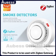 Tuya intelligent wifi/Zigbee smoke detector fire protection alarm home security work with tuya zigbe