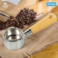 One Two Cups Bottomless Naked Portafilter Stainless Steel 51mm - EC680