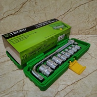 KUNCI SOK TEKIRO 24 PCS SOK SET 8 - 32 MM BOX PLASTIK - PLASTIK 6PT BISA COD  ( Lengkap Paket Bengke