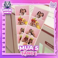[Print From 5 Photos] Photostrip 5x15cm, 10x15 Print on demand, Print photobooth Michi Prints photo 