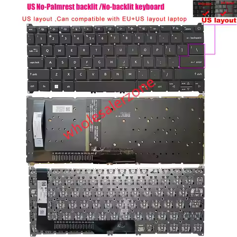 New US Backlit No-backlit Keyboard For Acer Spin 3 SP314-55 SP314-55N,Aspire 3 A314-23M A314-23P A31