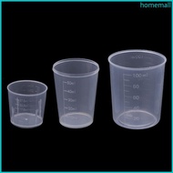 HO 3Pcs Multipurpose Measuring Cups Epoxy Mixing Cups Liquid Container Cups