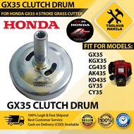 GX35 Clutch Drum for GX35 KGX35 Honda 4 stroke Grass Cutter Brush Cutter Spare Parts