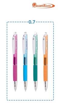 Quantum ปากกาเจล Daiichi Dolly Quick Dry Gel QG001 0.7mm. หมึกน้ำเงิน [ 12 ด้าม/กล่อง ]