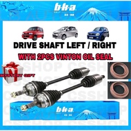 BKA PERODUA KELISA KENARI VIVA , VIVA ELITE DRIVE SHAFT RIGHT / LEFT ORIGINAL BKA SUSPENSION