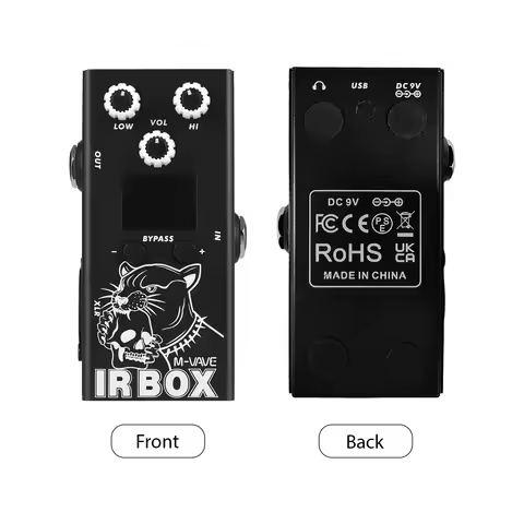 M-VAVE Guitar IR Box Effects Pedal IR Cab Impulse Response Cabinets Speaker Simulator XLR Output Por