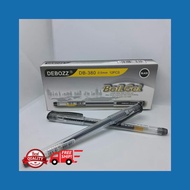 DEBOZZ GEL PEN DB-380 BLACK/BLUE (12)