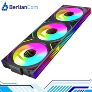 JUNGLE LEOPARD INTERSTELLAR V2 ARGB BLACK Infinity Infinite Mirror 120mm PWM BLOCK UNI Fan TRIPLE PA