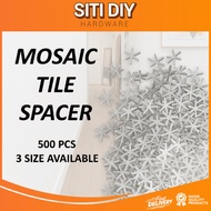 500pcs Mosaic Tile Spacer Cross 2.0mm 2.5mm 3.0mm – Tile Gap Spacer for Floor & Wall Tiling