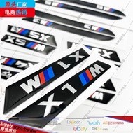 Sesuai untuk BMW 525 Modified M Logo Pelekat Kereta M3 X4 X5 Logo M Fender Sisi Logo 3 Siri 4 Siri 5