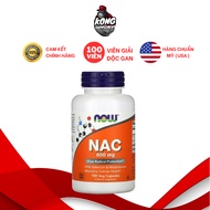 Now Foods NAC Liver Detox Tablets 600mg 100 Tablets
