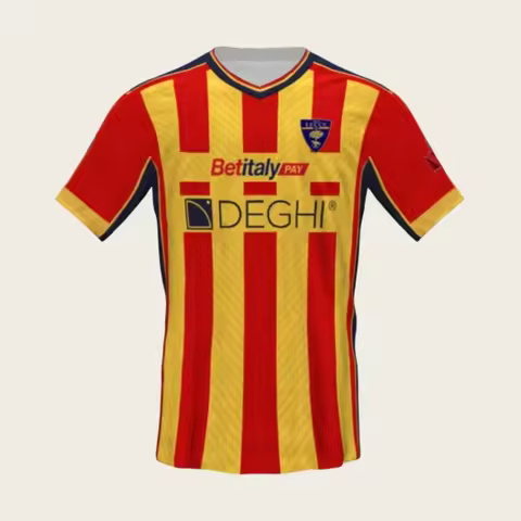 Sports Casual T Shirt Men Women Kids Clothing US Lecce Football Jersey Breathable Quick Dry Elastic 