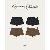 AHOLICBKK | BADDIE SHORTS-Low-Waist
